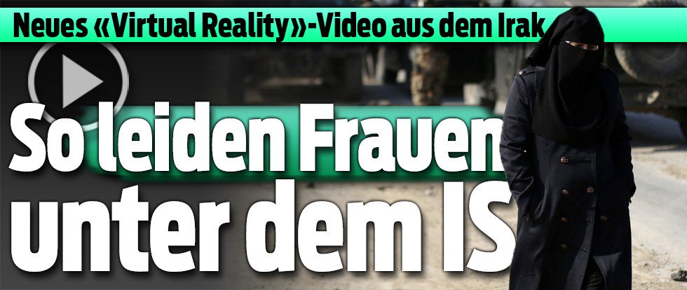 s_pfotenhauer's tweet photo. So leiden Frauen unter dem IS: Eindrückliche #VirtualReality-Reportage von @WittenbecherC aus dem Irak für #BlickVR https://t.co/FeHNJVSrhl https://t.co/8ub8ITf2ii