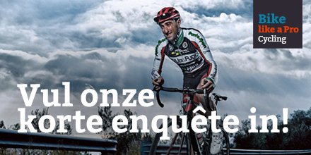 Maak je droom waar! Vul onze enquête in en wij weten of je onze droom deelt. bikelikeapro.nl #maakjedroomwaar #bikelikeaprocycling