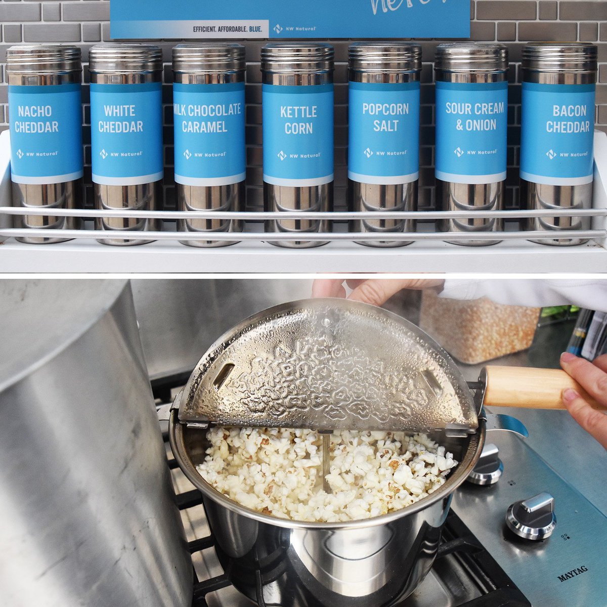 BoltMktg's tweet photo. We're celebrating #nationalpopcornday with our delicious popcorn activation for NWN! Choose your flavor to spice up your sample! #eventprofs https://t.co/9g9qmlNbdH
