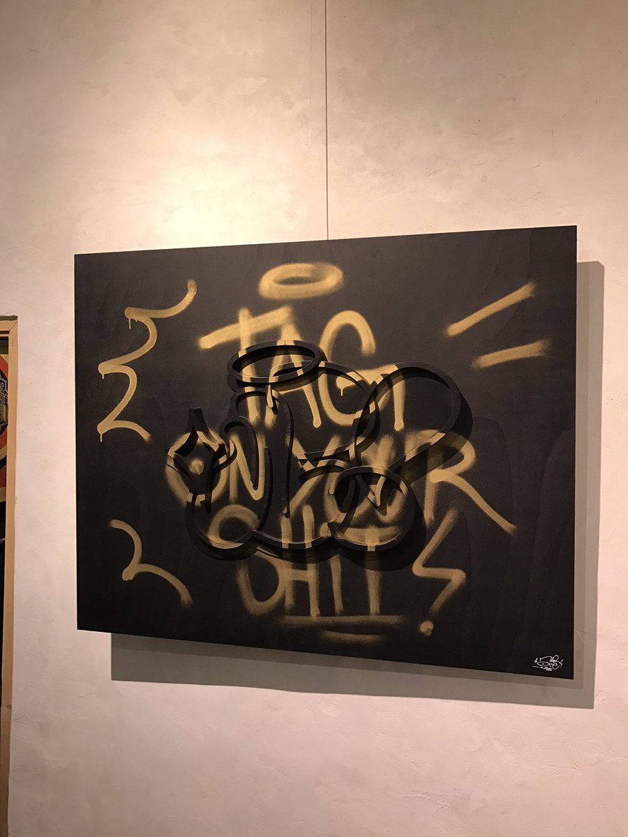 Lee__Corn's tweet photo. #Neuröne, #Kombo, #Kurar àl'@ArtCanGallery ce soir en vernissage. #LostParadise #streetart #art #montpellier https://t.co/uf8aZePOx1