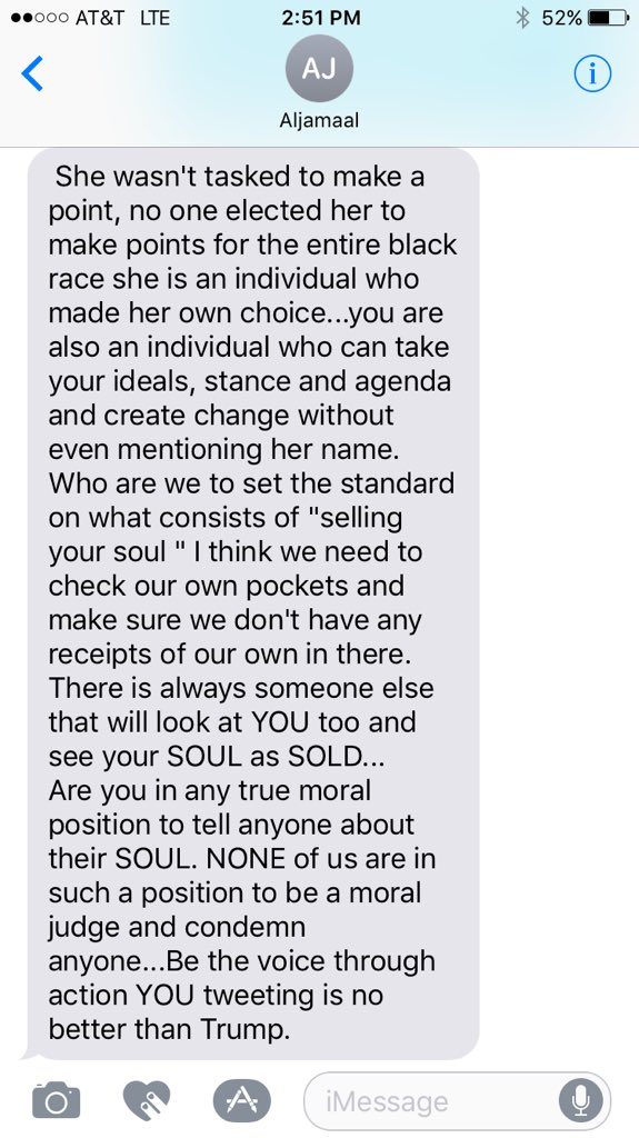 IntlAsshole's tweet photo. @JillyJill @amandainlust @ChrisetteM U cant give 1 freedom &amp; then dictate wht they do w/ it, that makes u an oppressor &amp; no better than they https://t.co/wBeTprYxZ1