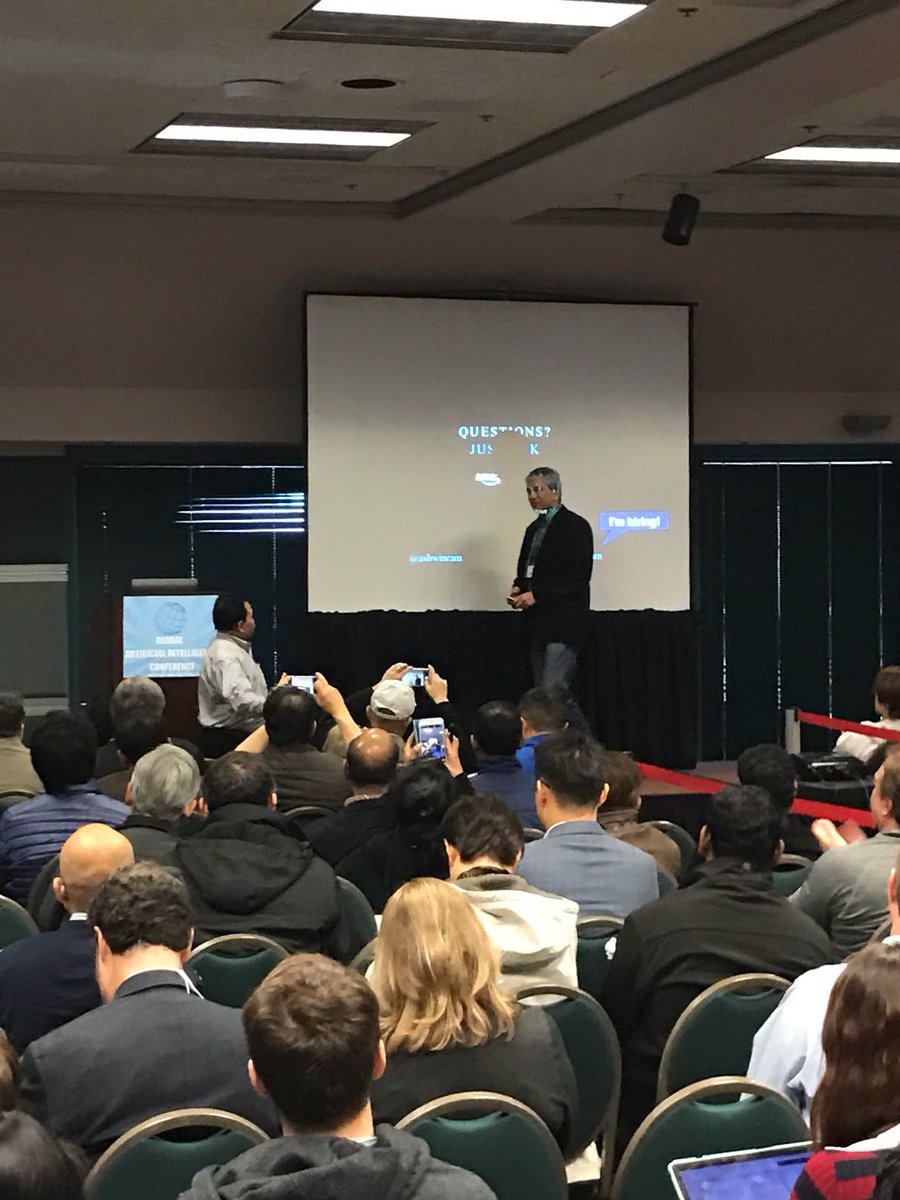 JohnForrester's tweet image. Really enjoyed @ashwinram presentation on the #alexa AI and conversational technology! At GAIC #bigdataconf