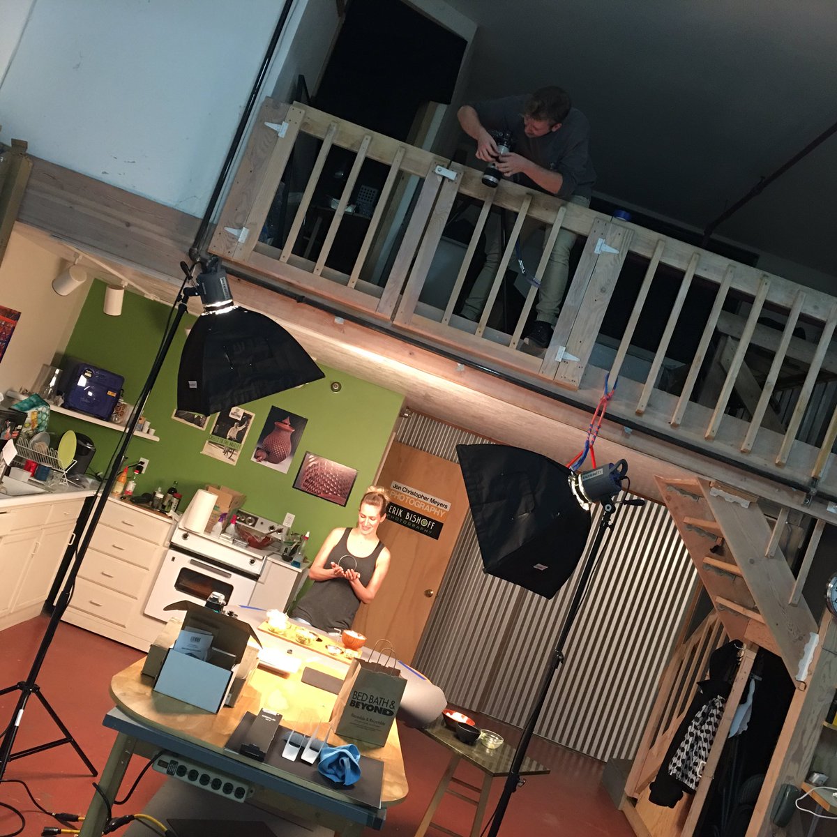 ErikBishoff's tweet photo. I was able to take advantage of the full height of the studio for #Sushi Tower. #topdownvideo #commercialphotography #studiophotography https://t.co/0ZHECJm8CN