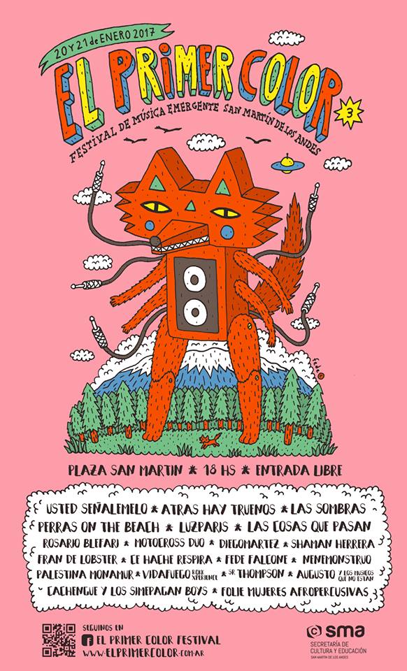 Este finde <a href="/atrashaytruenos/">Atrás Hay Truenos</a> + <a href="/Rosarioblefari/">Rosario Bléfari</a> + <a href="/shamanherrera/">shaman herrera</a> + <a href="/palomakippes/">Paloma Del Cerro</a> en el festival <a href="/ElPrimerColorSM/">El Primer Color</a> generacionb.com/san-martin-de-…