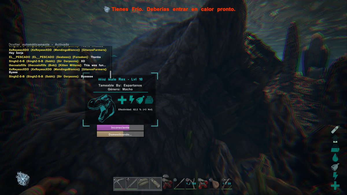 MrToroLocoYT's tweet photo. Tameando un rex #PS4share https://t.co/r2L0JiTJgd