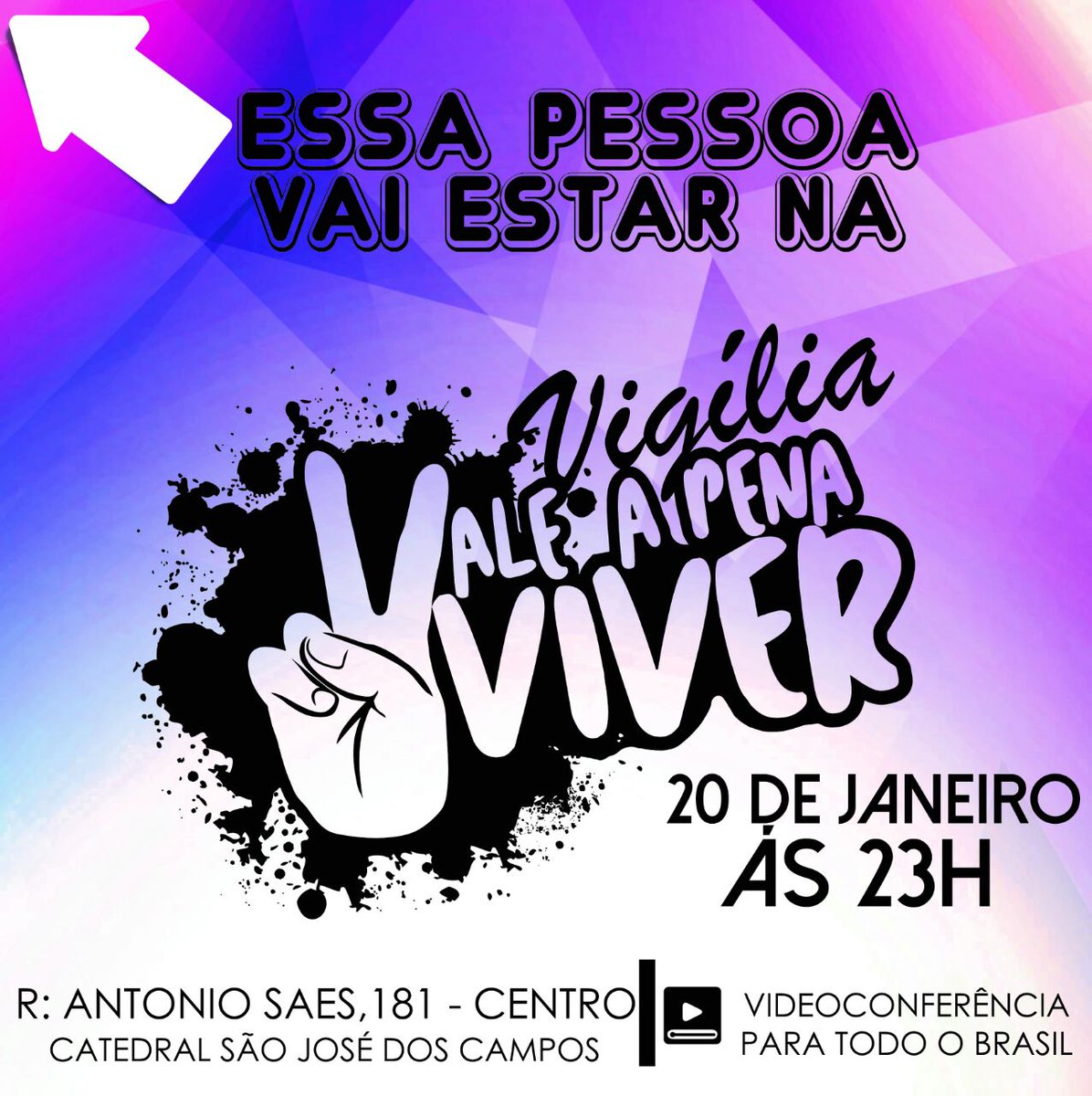 Jenifer00957237's tweet photo. #ValeAPenaViver  #FjuBLocoSjc #FjuSãoVicente #Vigilia20 #EuVou .
250 https://t.co/cFIcGoCRSx