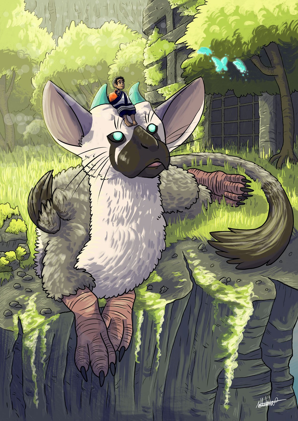 Trico from the Last Guardian Digital art : r/thelastguardian