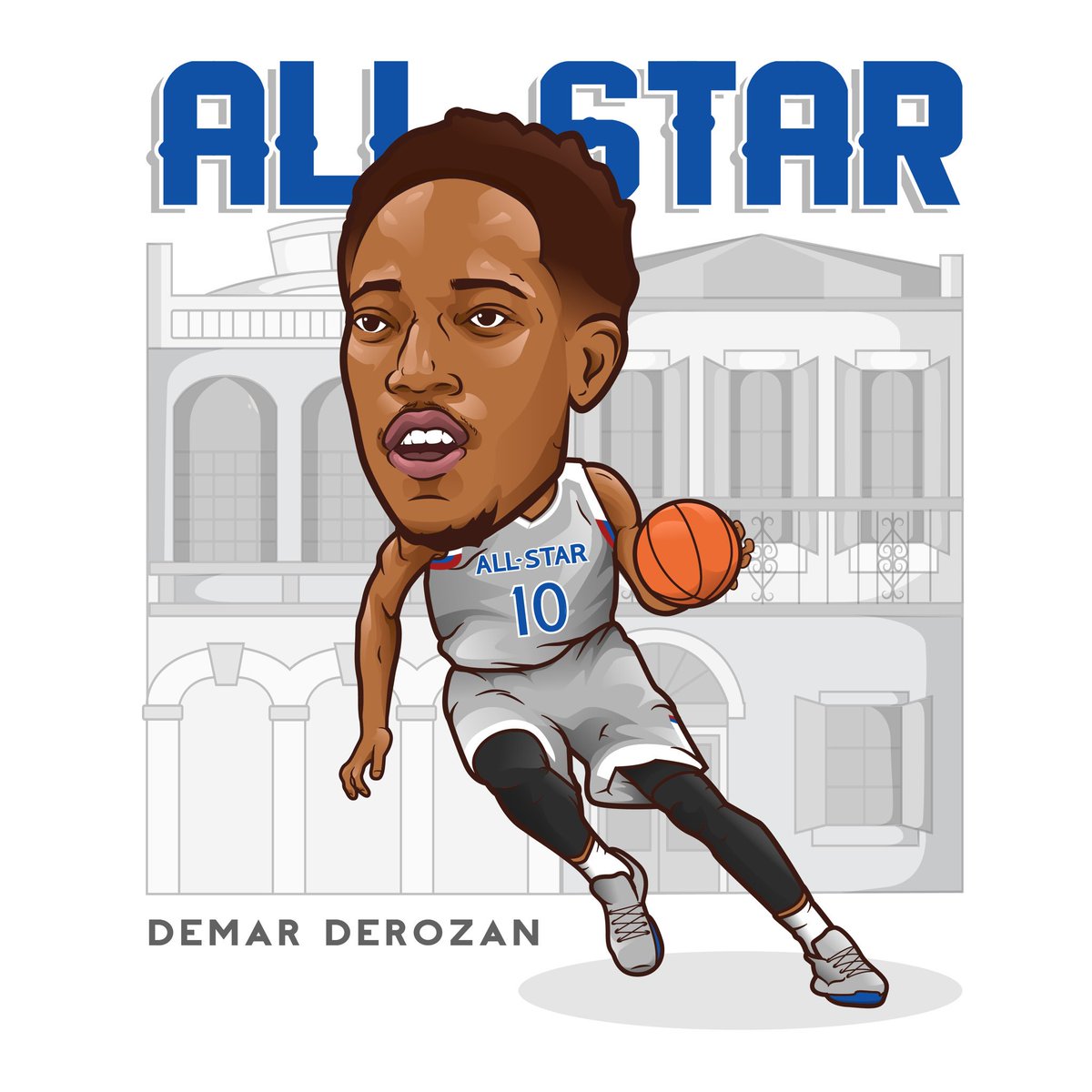 Raptors's tweet photo. 28 ppg | 5 rpg | 4 apg

@DeMar_DeRozan: 3-time All-⭐️

#WeTheNorth 

More: https://t.co/uWDNoHVz8m https://t.co/PkLfEpbwr2