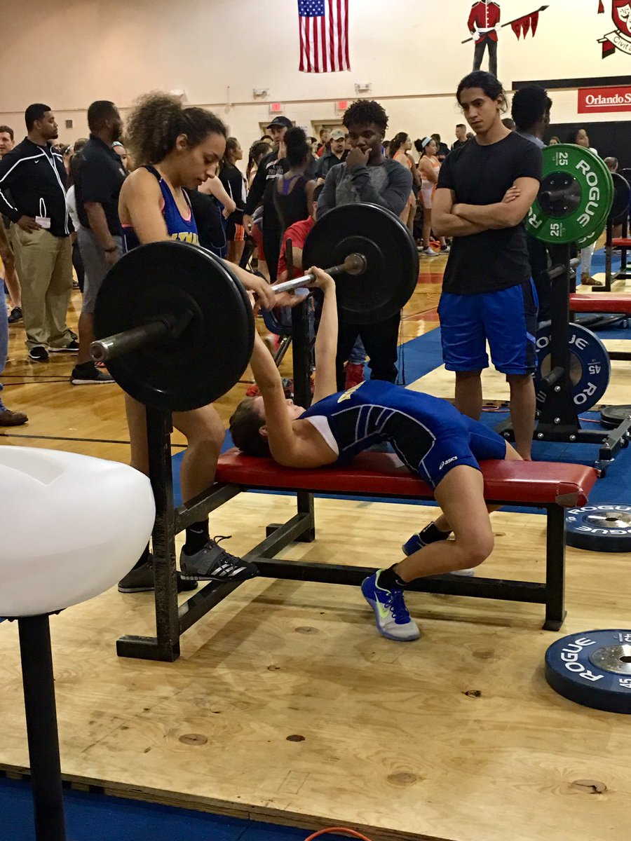 Lady Lifters representing well at the FHSAA Regionals tonight. Scores to follow soon! #LetsGoGreyhounds!