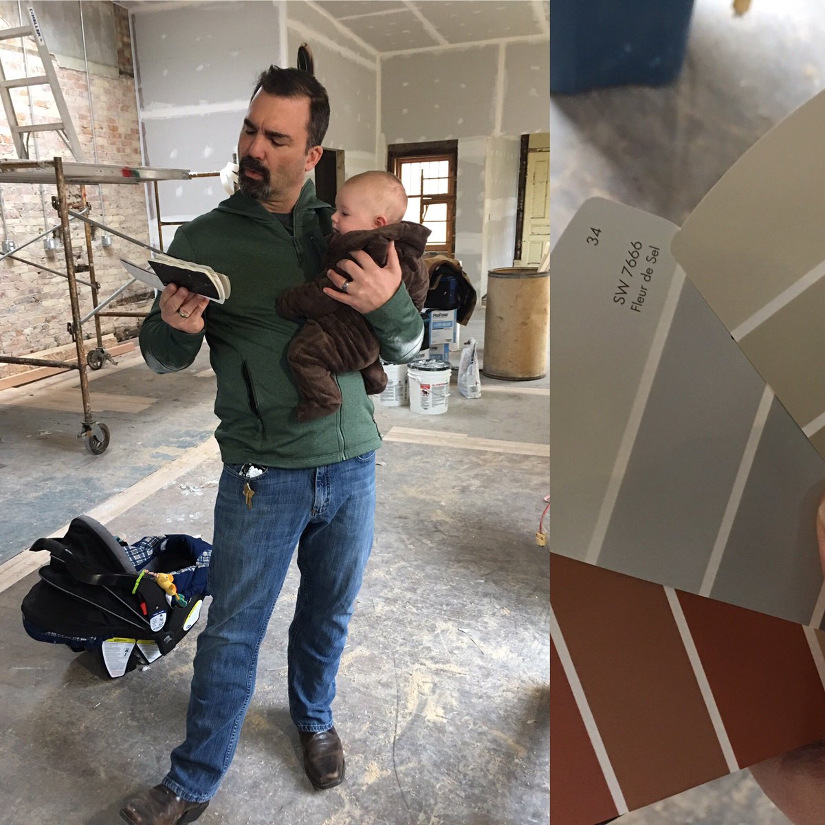 MichCreative's tweet photo. Had some help picking out colors for the new office. #Digitalmarketing #officelife #michigancreative https://t.co/8lNcxC8ZrY