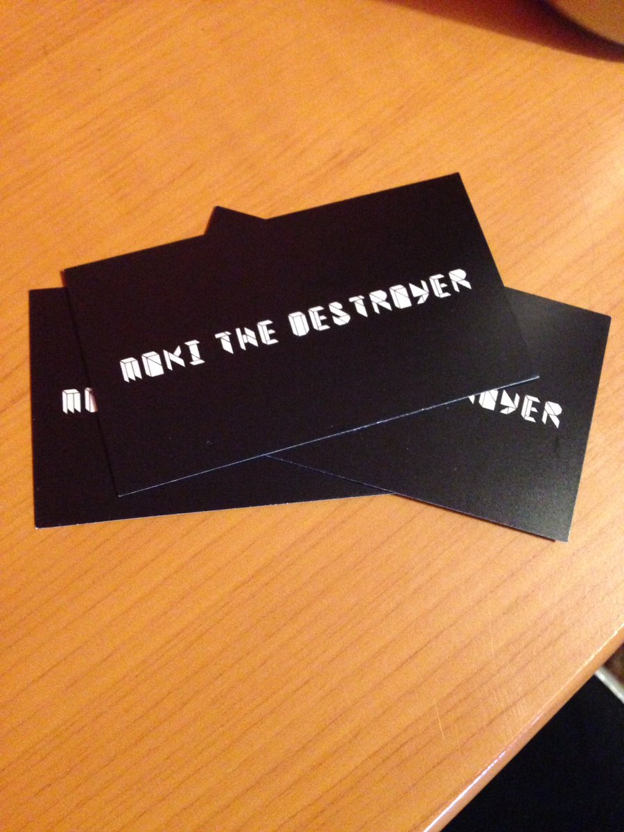 MokiDestroyer's tweet photo. Being legit! #gamedev #indiedev #Businesscards #professional #indiegames #legit https://t.co/3jVCf3QWjZ