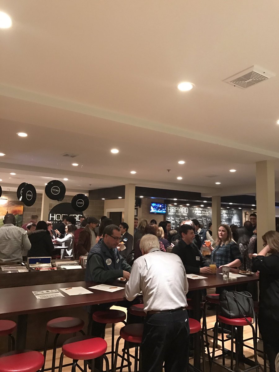 MRSB_Group's tweet image. Great crowd for @GCACCbuzz. Fantastic venue, food &amp;amp; beverages - thanks @hopyardbeerbar