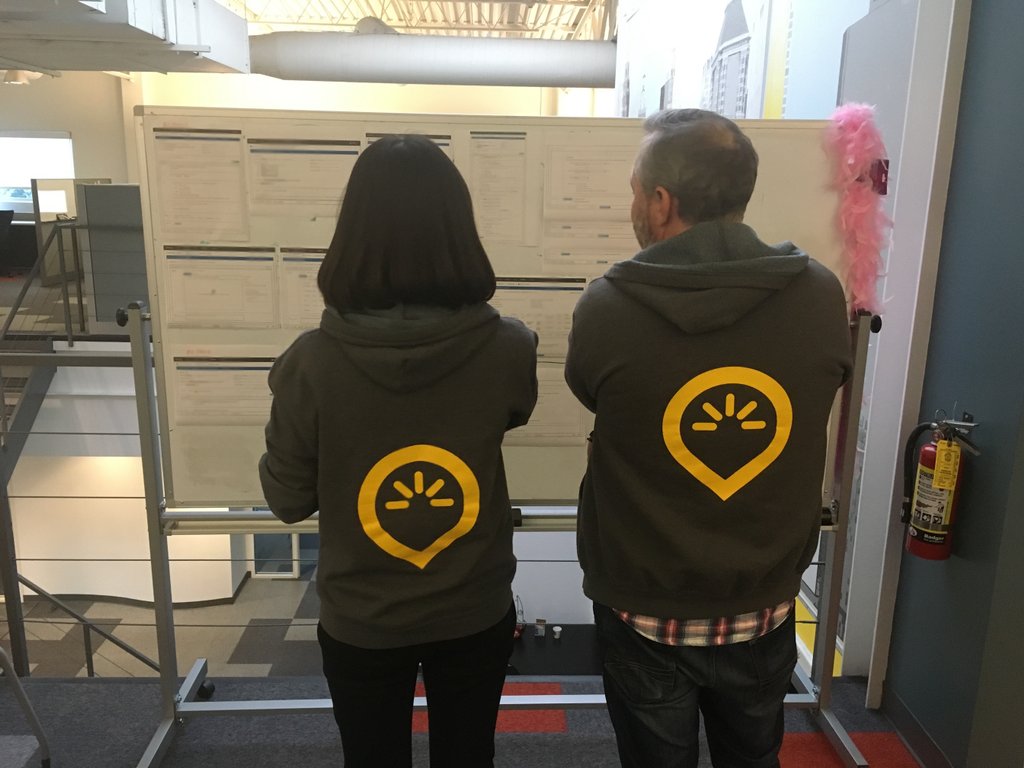 Thinknear's tweet photo. The #thinknear product team is working hard on a new &amp; exciting project! #adtech #mobile #marketing https://t.co/X2NqjqliIf