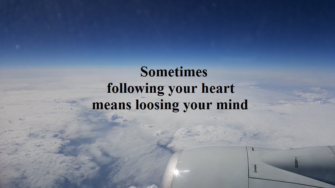 JarleNJ's tweet photo. Sometimes following your heart means loosing your mind https://t.co/kptv509Qy1 https://t.co/oKUB0VBumL