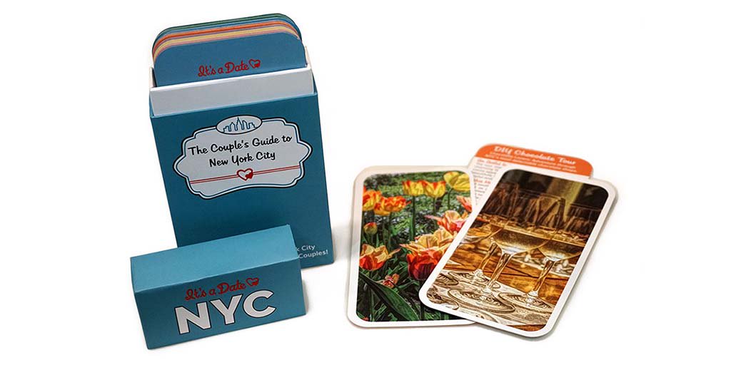 ItsADateCards's tweet photo. We're thrilled to announce the launch of It's a Date NYC: The Couple's Guide to New York City! Your #DateNight will never be the same. #NYC https://t.co/kBkRrwLopV