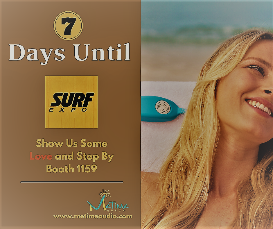 metimeaudio's tweet photo. We are exhibiting at Surf Expo January 26-28...come say hello if you're there! @surfexpo @metimeaudio #suntunes #metimeaudio #surfexpo https://t.co/cfmuWANdf6