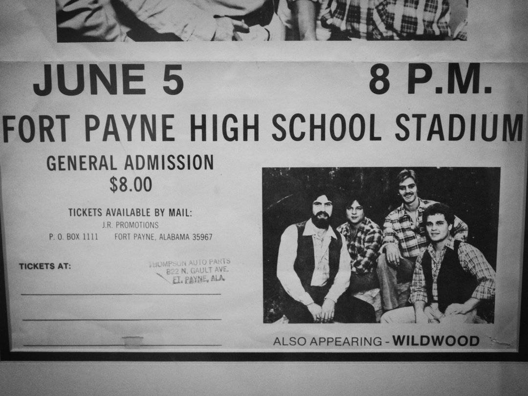 countrymusichof's tweet photo. Going back in time to when you could see @TheAlabamaBand for $8.00. #TBT #AlabamaExhibit https://t.co/WmOOCXdK59