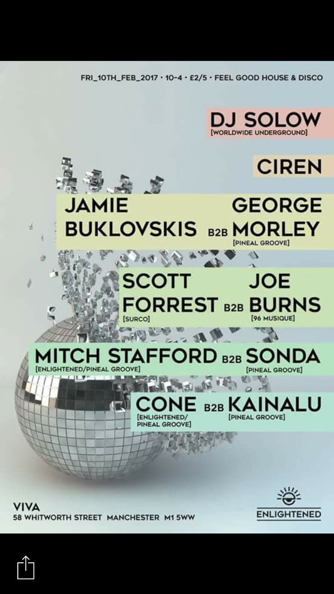 JamieBuklovskis's tweet photo. 3 weeks tomorrow I'll be playing the @Enlightened_E launch party alongside @GMorleyy // Disco &amp; House all night 🎵🔊✨

https://t.co/AumK26pkag https://t.co/jQmq4eHl7Y