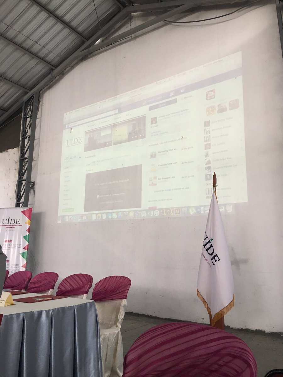 Transmitiendo en vivo vía YouTube. En nuestra página también UIDE Extensión Loja. #Elecciones2017EC