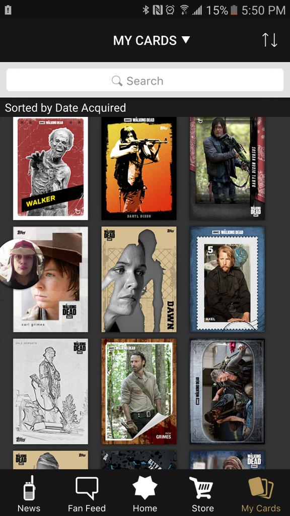bitztiffany62's tweet photo. #twdcardtradergame love this game! Just got these badass card set ✔💯👏 #TWD #TWDFamily #twdadd me on the game!, 🤓😎😁 https://t.co/rvLsB0qf7P