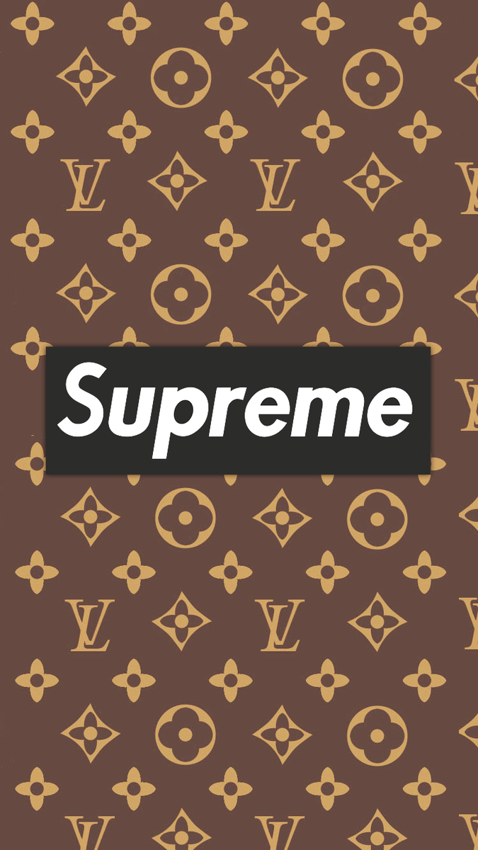 versace. on Twitter: "Supreme x Louis Vuitton Phone Wallpapers…