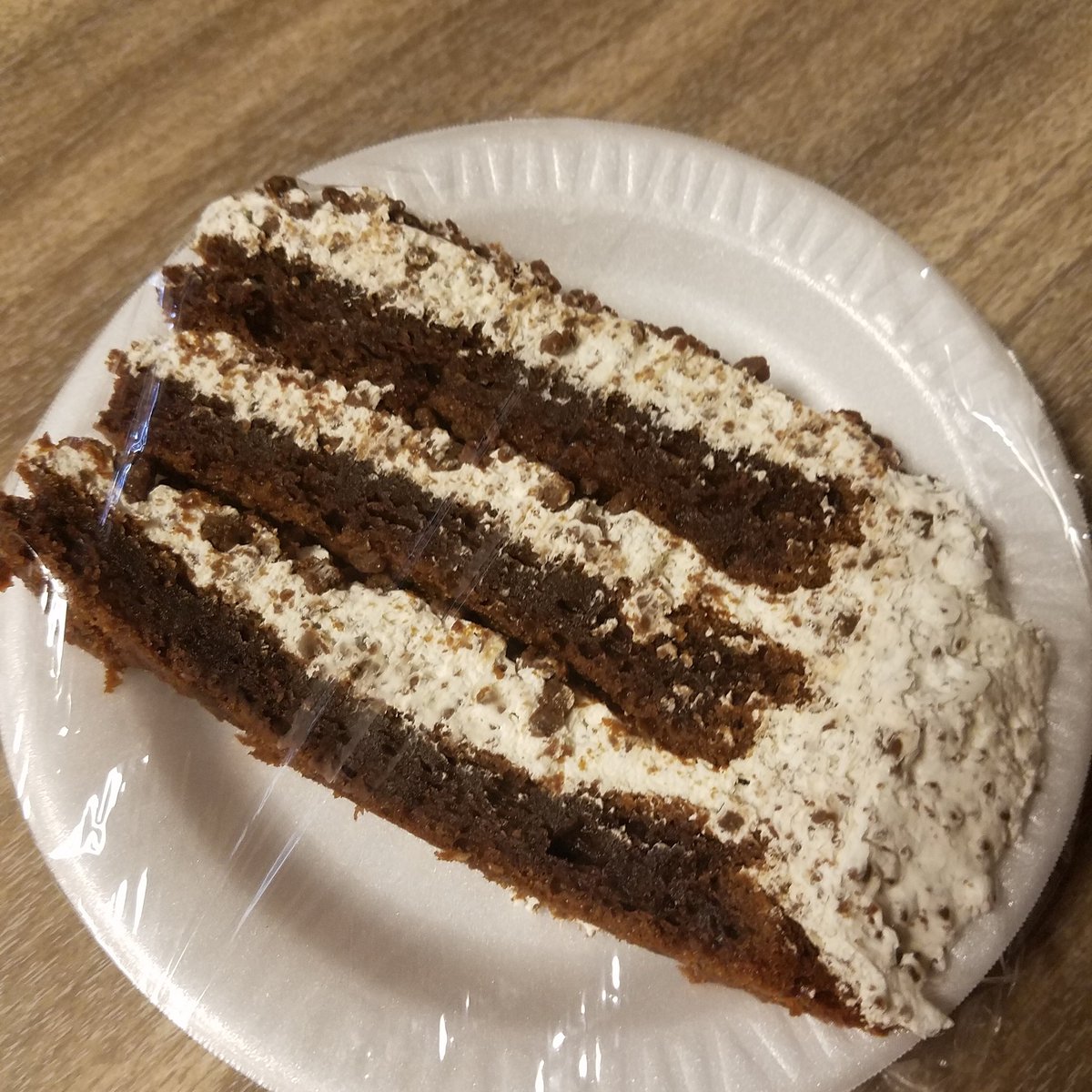 wolfcameron's tweet photo. Hershey Cake for dessert tonight at the City Lunch...OPEN 5:00-7:00..Come get your #citylunchfix https://t.co/M7zvXFfUdc