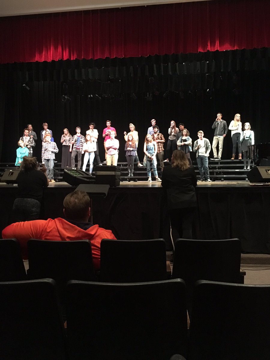 Workshopping with the <a href="/fairviewhigh/">Fairview High School</a> choirs! #acappella #acapella