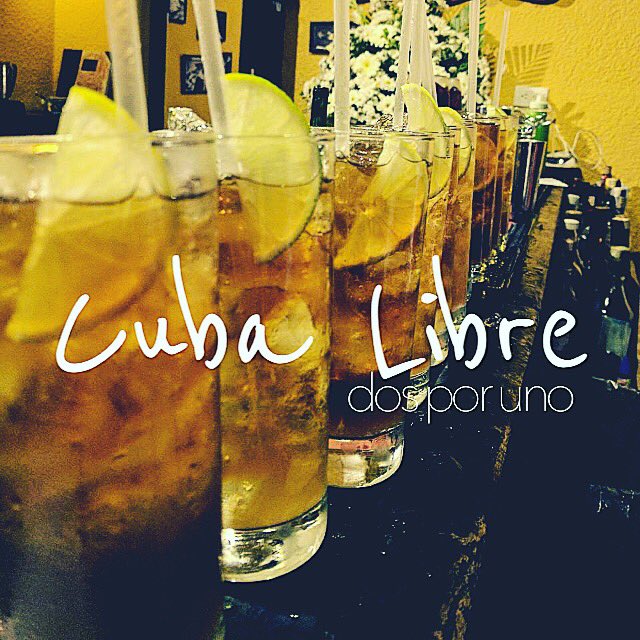 ¡Y hoy es de Cuba Libre! #Jueves #DosPorUno #CubaLibre #Ron #Plan #ElHatillo