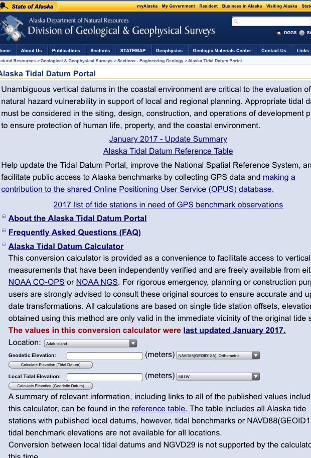 Where is MSL in western #AK ? Alaska tidal datum portal updated for 2017 dggs.alaska.gov/sections/engin…