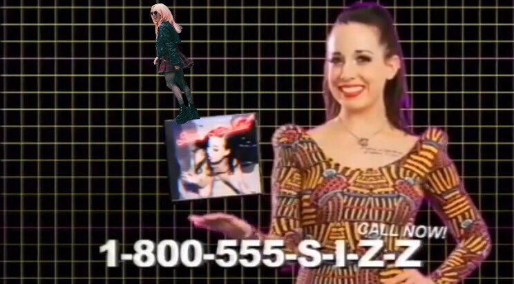 sizzydancing's tweet image. sizzy dancing on the album infomercial