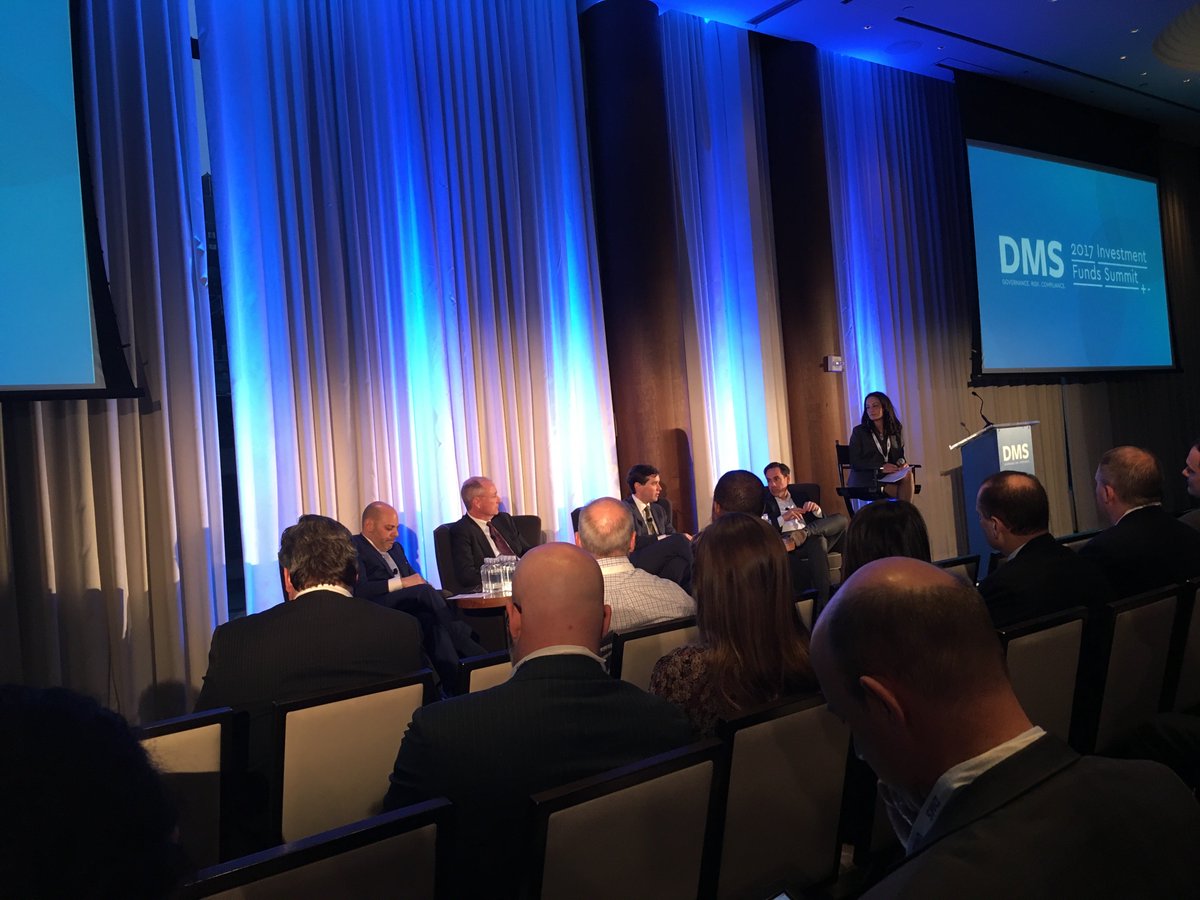 Excited to be at the <a href="/DMSGovernance/">DMS Governance</a> #Investment Summit 2017 in #NYC. Awesome panel discussing whether fundamental research is important.