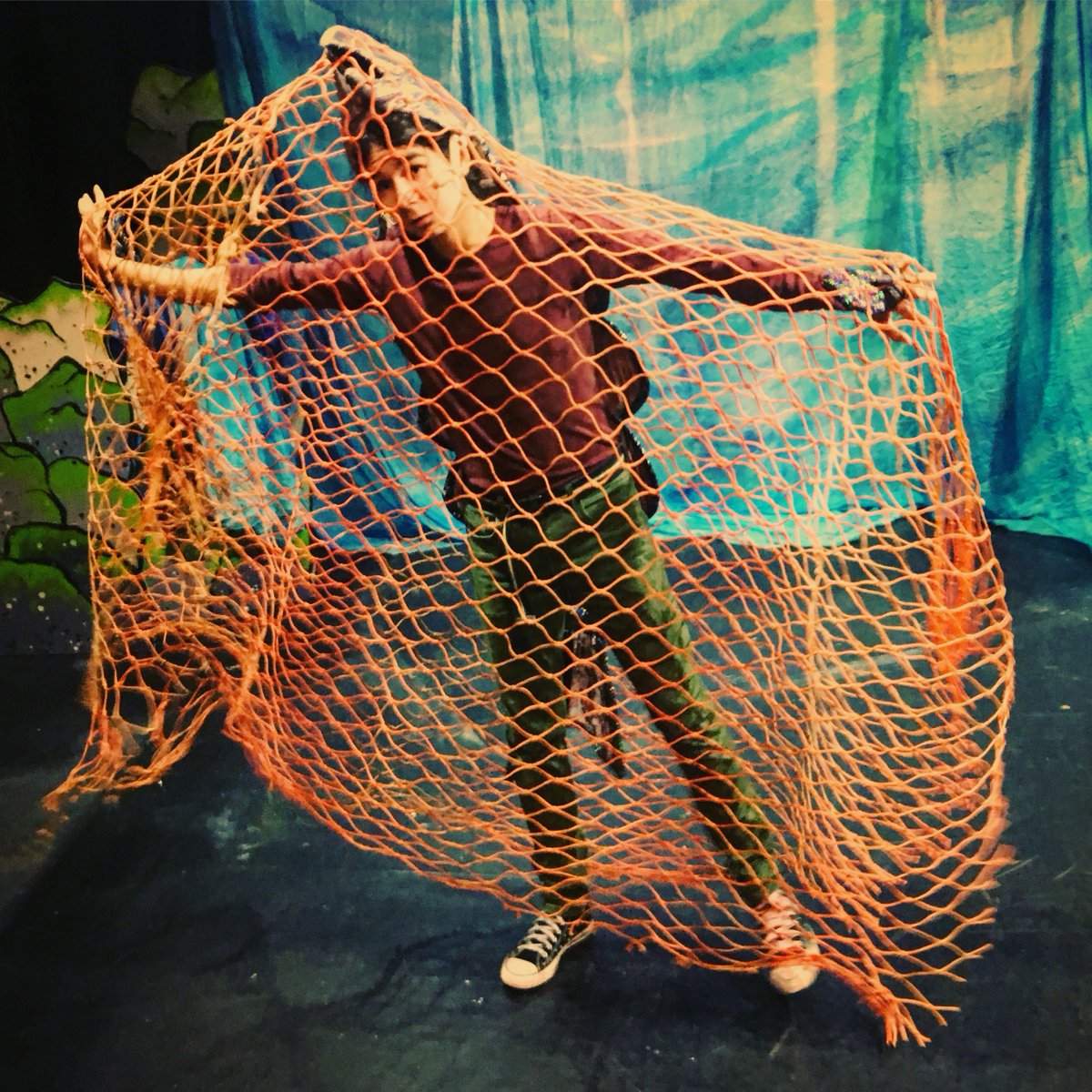 jkotowich's tweet photo. Poor Fish Friend caught in a Net. Find out what happens next in #SalmonGirl. Opening night Jan 27th 7pm @PHTheatre  https://t.co/2niwrfFQko https://t.co/Q4IRBiZqUa