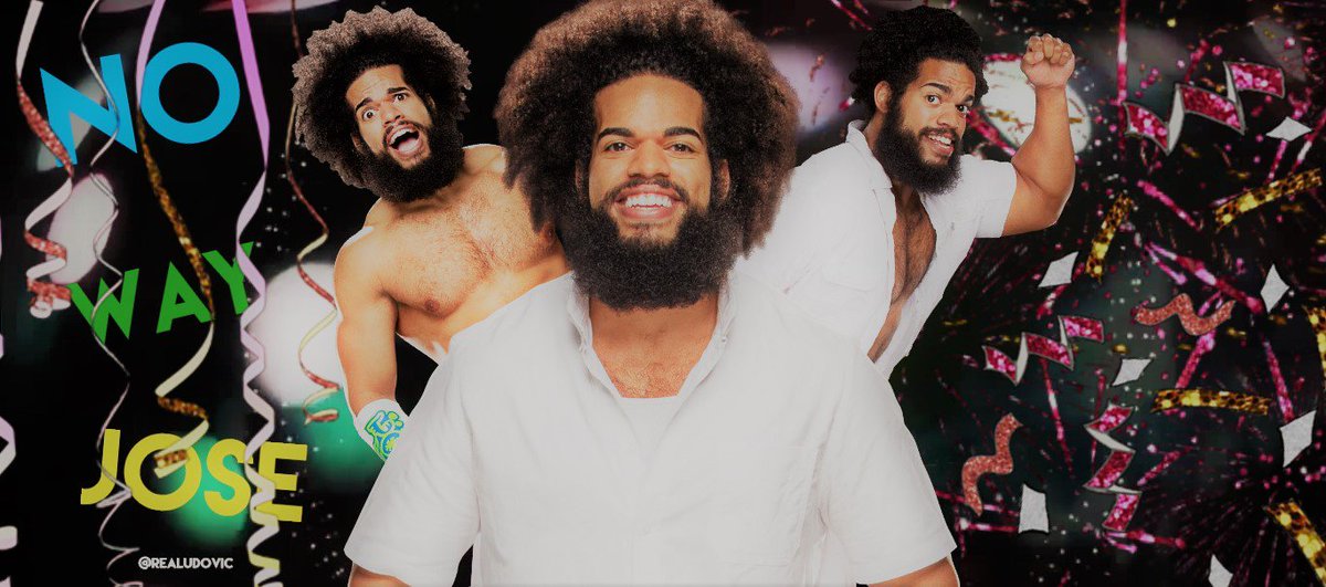 realudovic's tweet photo. #WWE #WeAreNXT My first #WWEFanArt of my favorite Superstar of #NXT @WWENoWayJose !!! #Fiesta #JoseBeingJose #NoWayDay #NoWayJoseForever !!! https://t.co/gEBzrCQYjY