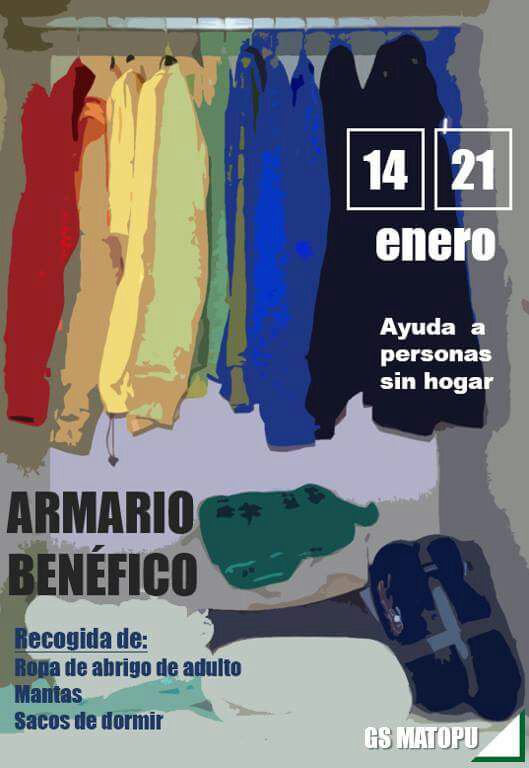 El grupo <a href="/GrupoMatopu/">GrupoMatopu</a> está realizando una recogida, contacta con ellos en C/Jumilla,4 los sábados 21 y 28 o en  scoutsmatopu@gmail.com