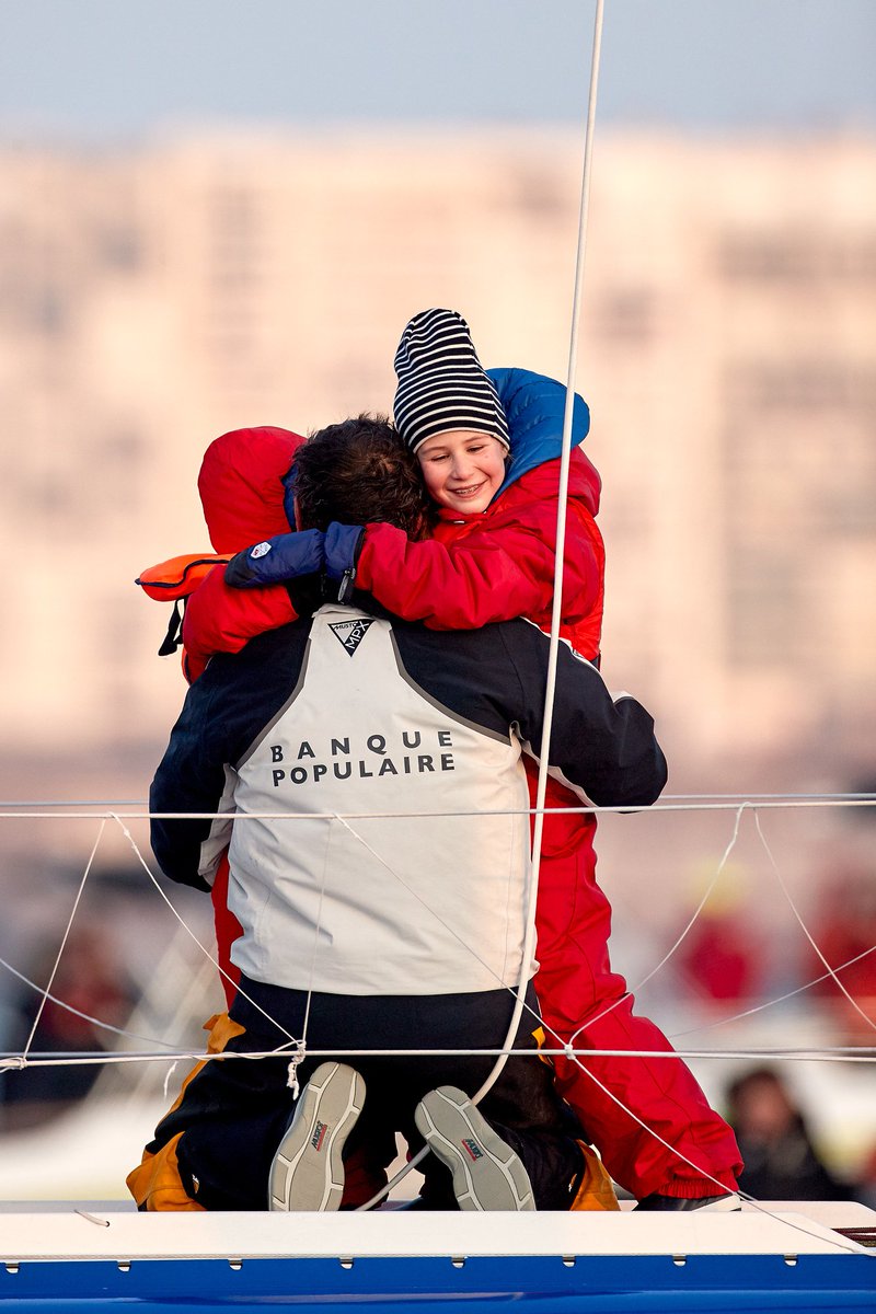 NorthSails's tweet photo. From 74 days solo to the best group hug ever. #AllezArmel #BravoArmel
©ThierryMartinez https://t.co/qfMaySOERB
