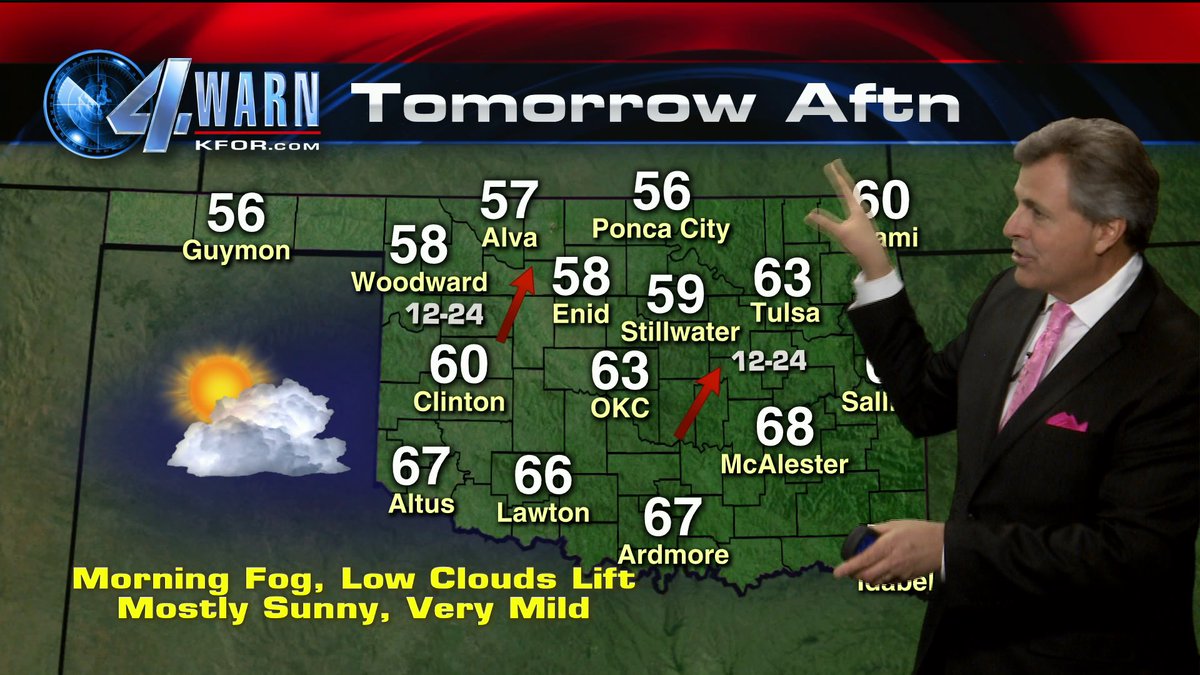 kfor's tweet image. Big warm up on the way for your weekend via.kfor.com/1GHxY #KFORalert