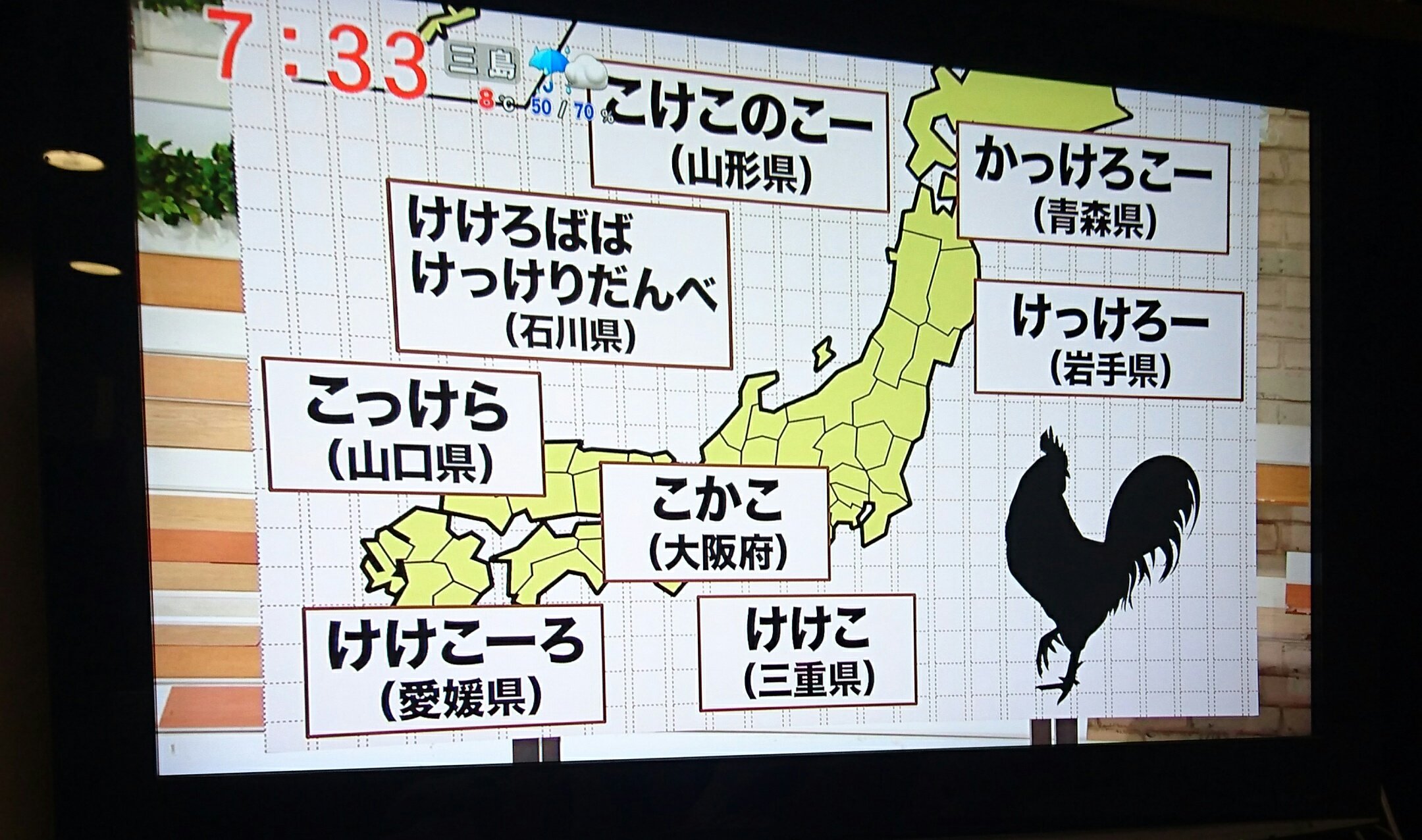 しーぜくす 地方別鶏の鳴き声の聞こえ方 石川県は本当に鶏が鳴いていたのか