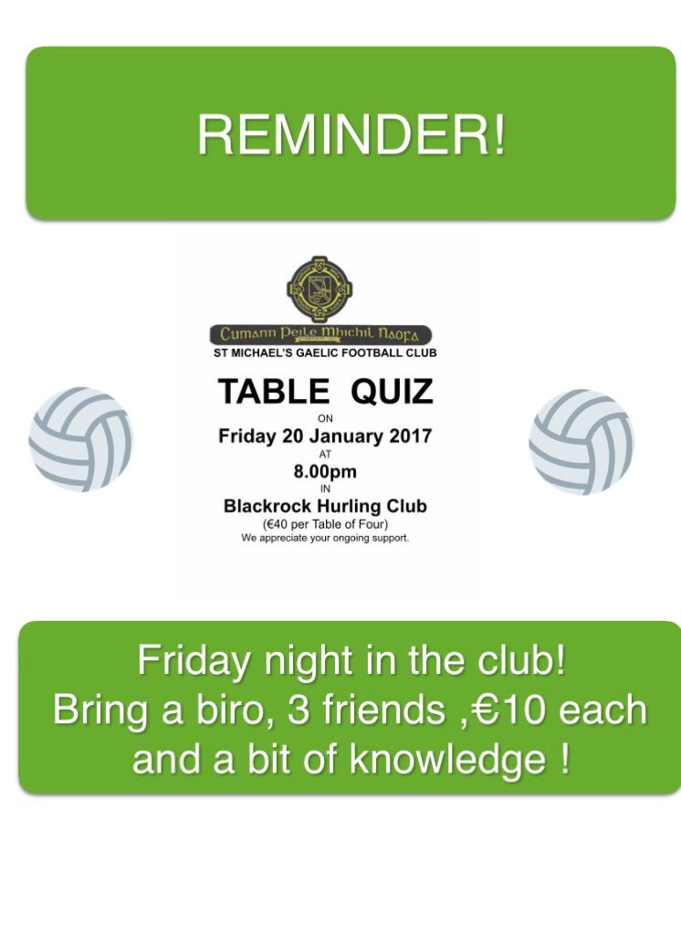 St Michaels GFC (@stmichaelscork) on Twitter photo 