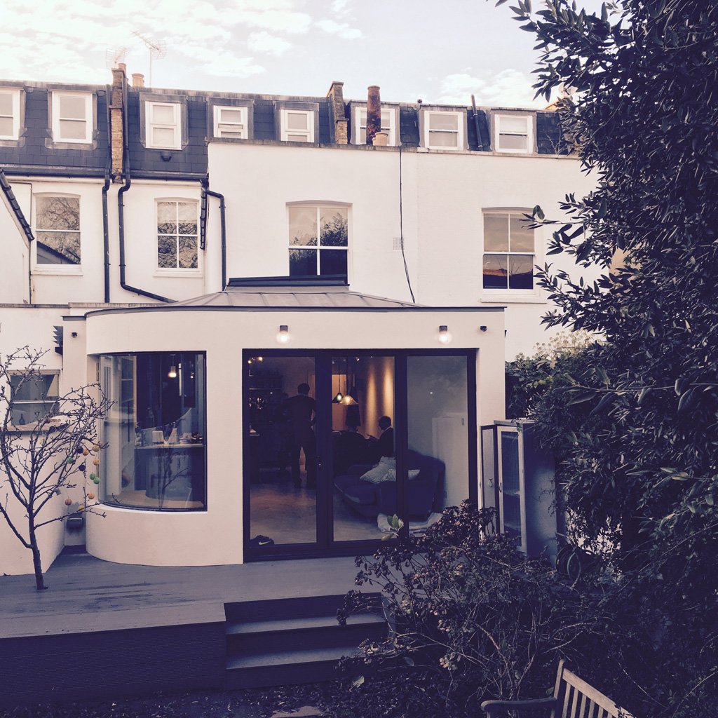 #PercyRoad extension to Victorian terraced house #W12 #ShepherdsBush  #London pretty much complete. More pics soon. unitedarchitecture.co.uk/rear-extension…