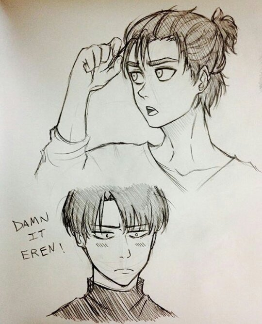 Corporal_s_Brat's tweet photo. Me too,  Levi. Me too.... 
#ereri #riren #aot #snk #yaoi #AttackOnTitan #sexyaf #idek #anime #eren #levi https://t.co/PW6J7F4HFd