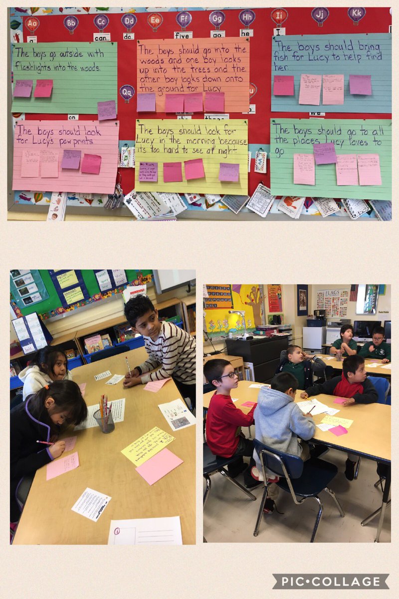 Students create suspense in their Realistic Fiction story by supporting their possible step by step solutions. #ProudElls  <a href="/PS76Q/">PS76Q William Hallet</a>