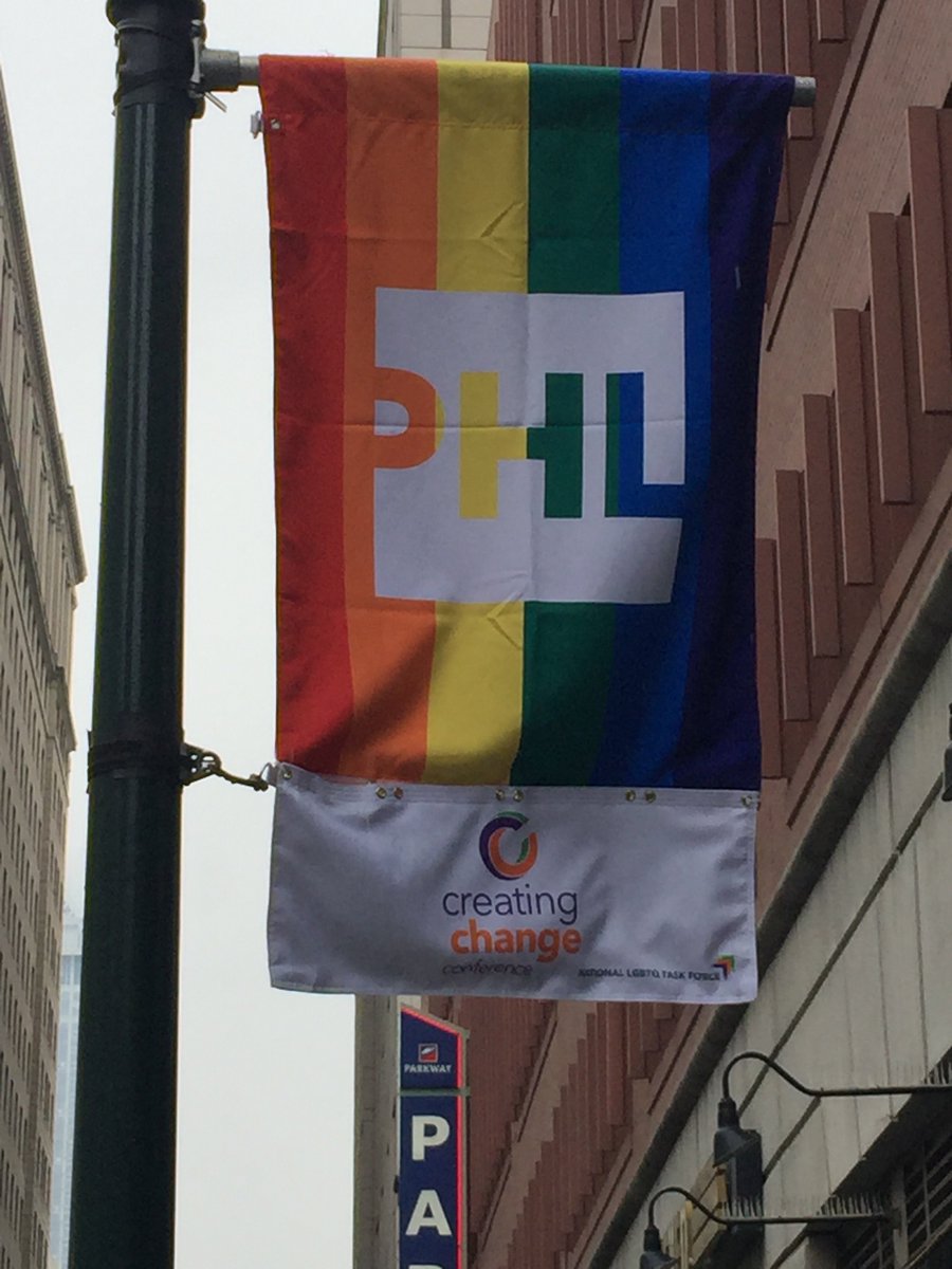 TamiSortman's tweet photo. PHILLY #phldiversity WELCOMES Creating Change #CC17! https://t.co/hOtQVSFSDm