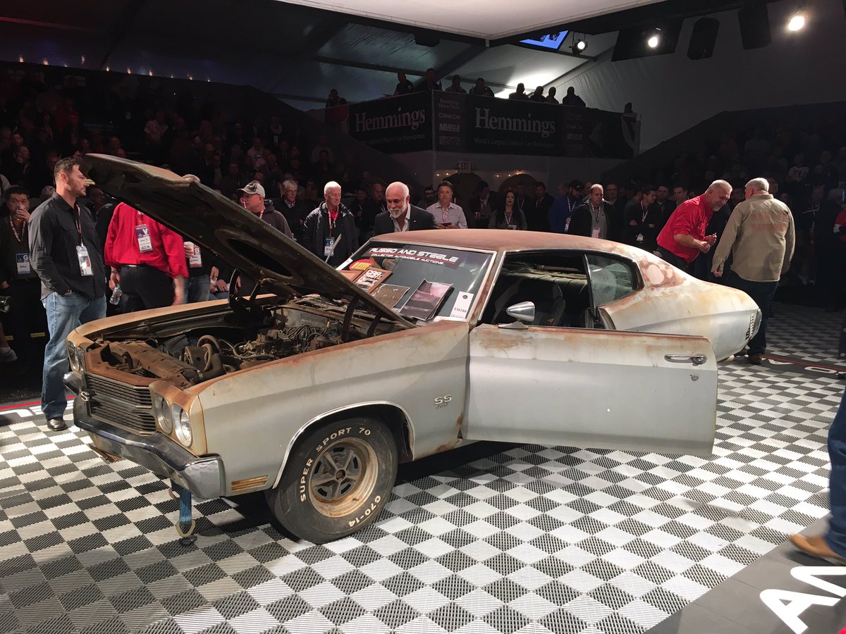 Hagerty on Twitter: "Barn find 1970 Chevelle SS 396 offered after 34 years  of storage. It is has an L78 396 making 375 hp and sold for $29,700 at  @RussoandSteele https://t.co/m9CoUsGnH7" / Twitter