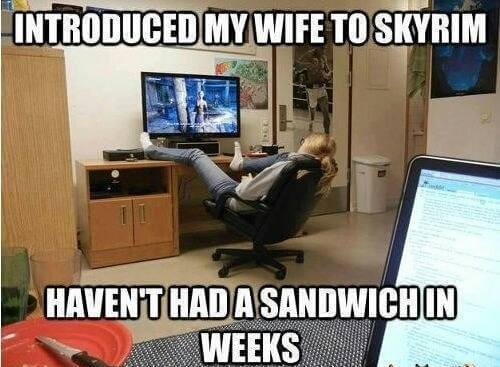 Vide0GameMemes's tweet photo. #VideoGameMemes #Skyrim https://t.co/5XEvayr4On