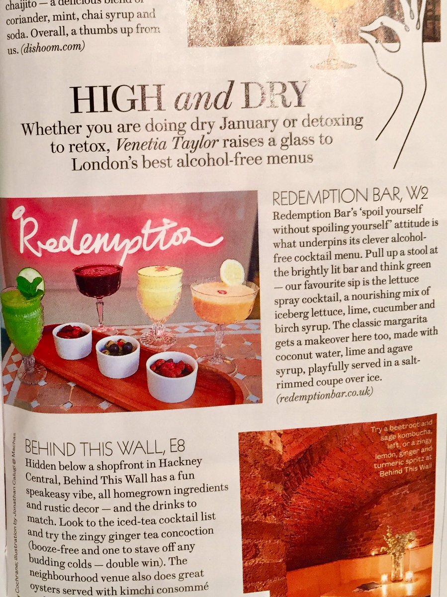 12 more days of lush cocktails #DryJanuary <a href="/redemptionbar/">Redemption Bar</a> thanks for the recommendation <a href="/venetiataylor/">Venetia Taylor</a> <a href="/ESMagOfficial/">ES Magazine</a>