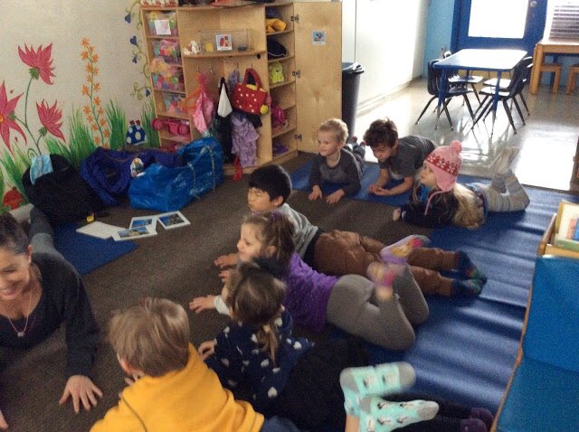ZenMommaNature's tweet photo. Always one of the best parts of my week. I love getting silly and moving my body with these kiddos. #yoga #funzen https://t.co/erE6lcgqZ0