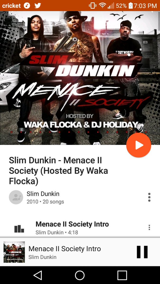 MalikSopranoDTC's tweet image. #NP #MenaceIISociety.... @SlimDunkin1017 @WakaFlocka @DJHoliday🔥💯 #RIPDunk
