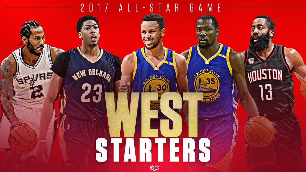 SportsCenter's tweet photo. Your Western Conference starting 5. https://t.co/Z3MO0Qa3cY