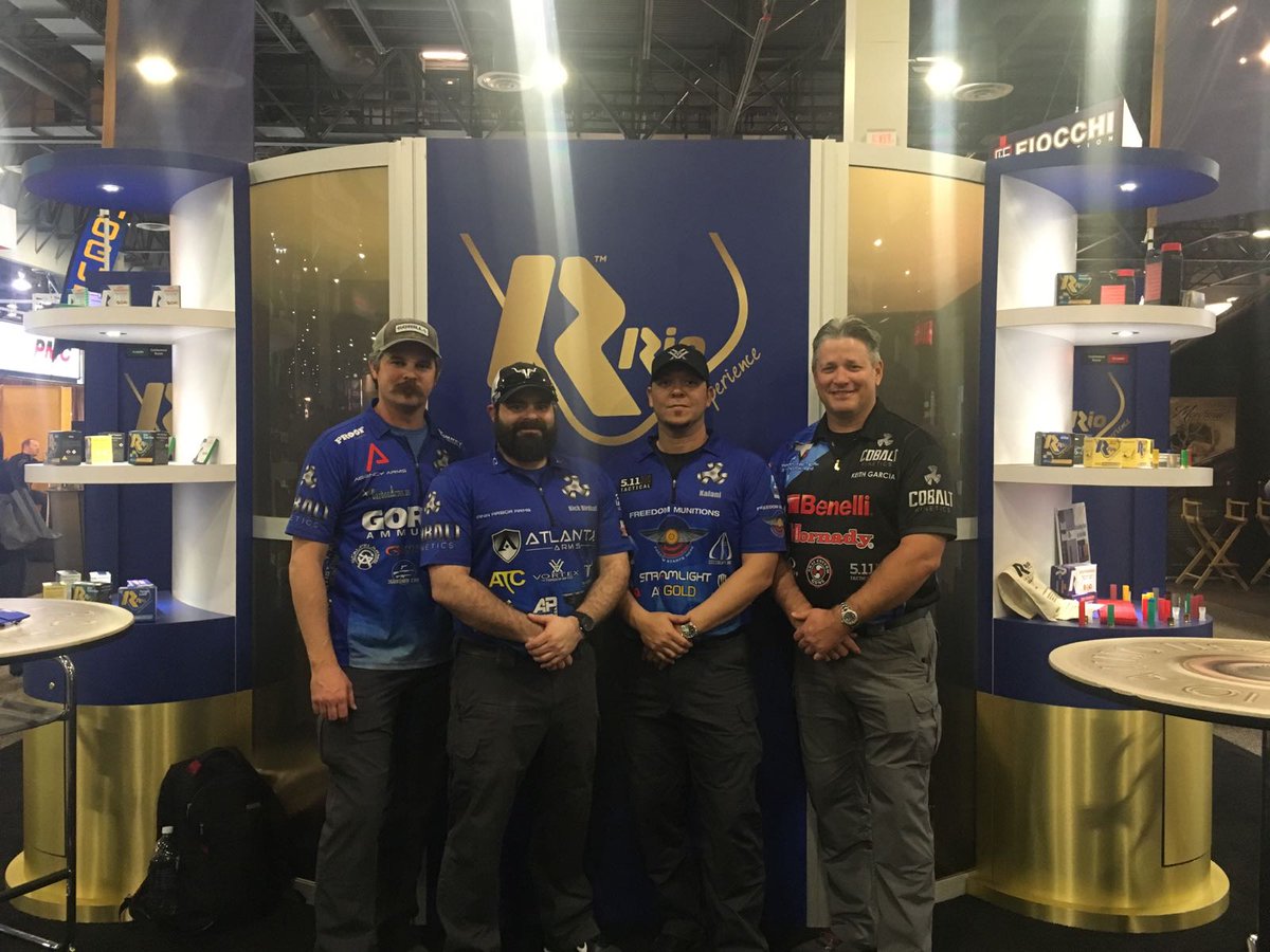Yesterday we had the pleasure of sharing our stand with the Cobalt Kinetics Shooting Team #ProudSponsors #ShareTheExperience #ShotShow17