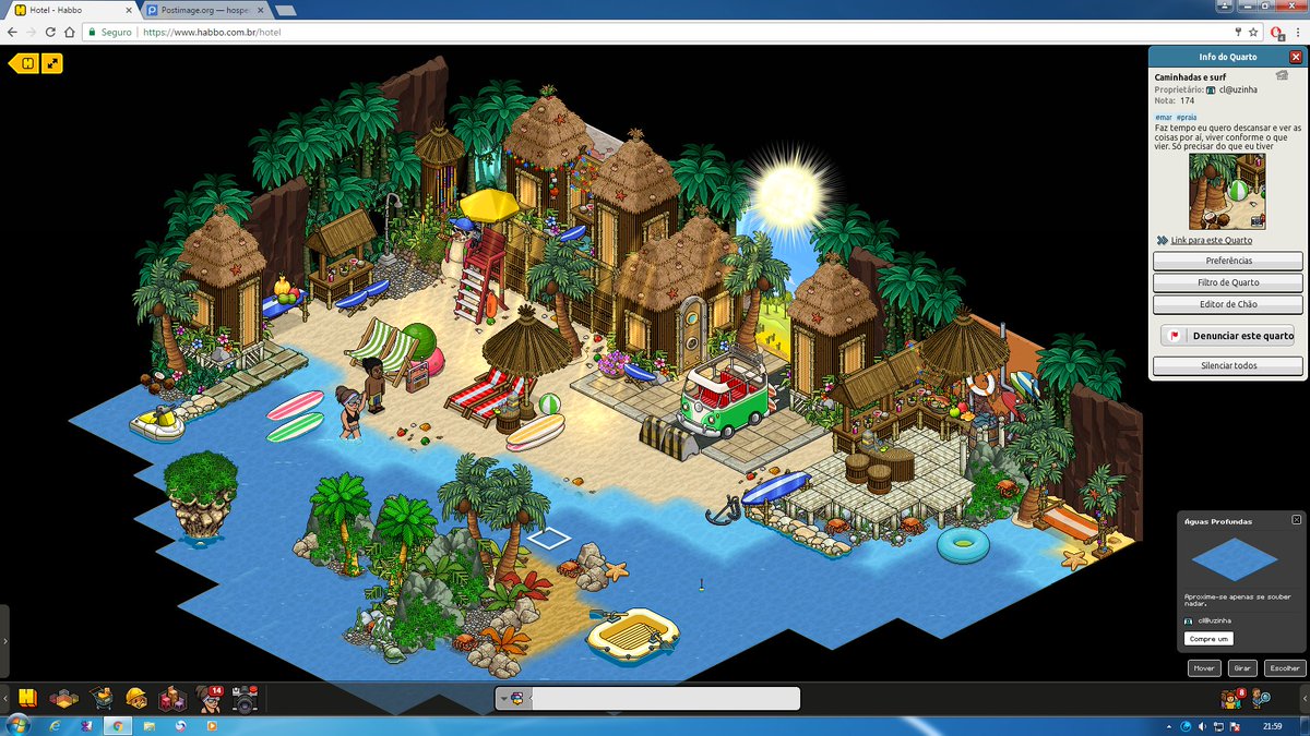 Get Quarto praia habbo Desktop Wallpaper Quarto Praia Habbo